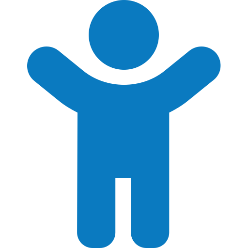 Icon Beförderung von Kinder